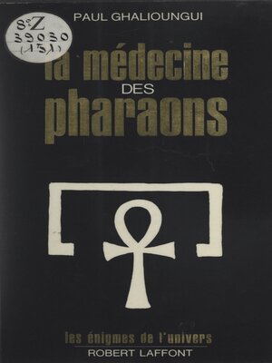 cover image of La médecine des pharaons